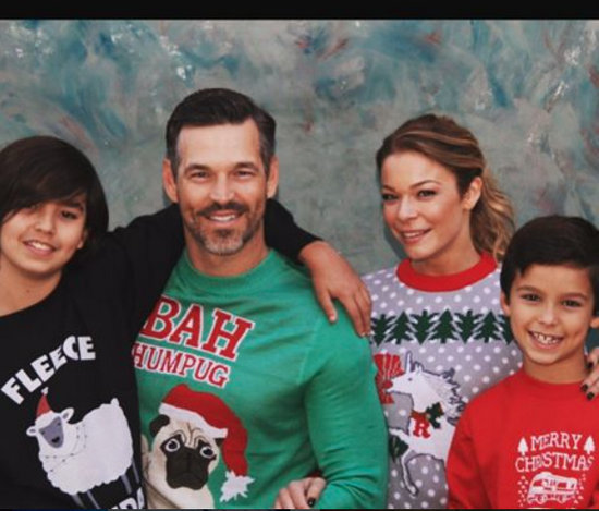 Eddie Cibrian & LeAnn Rimes Christmas 2015