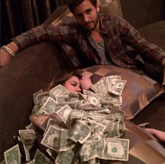 Scott Disick Piles Money On Khloe