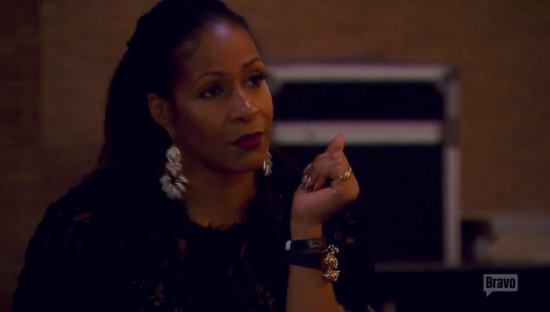 Sheree Whitfield tells Kim about rumors