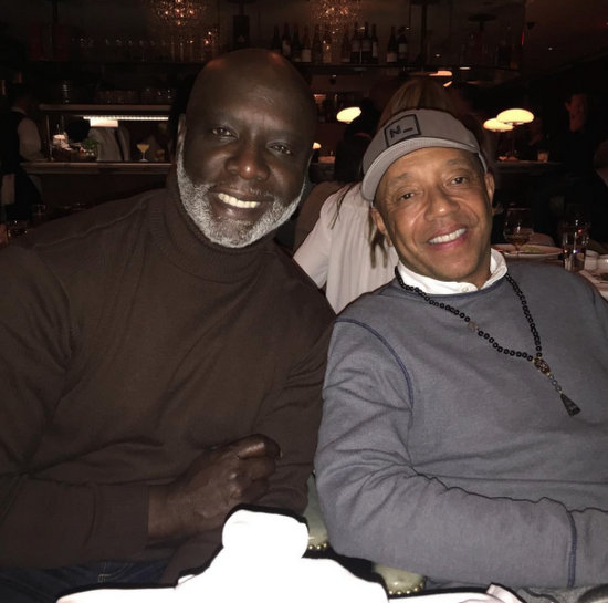 Russell Simmons and Peter Thomas Russell Simmons and Peter Thomas