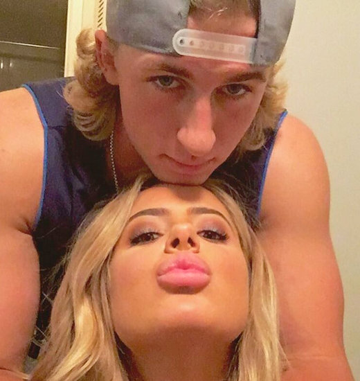 Brielle Biermann and Michael Kopech