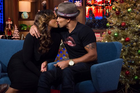WATCH WHAT HAPPENS LIVE -- Episode 13202 -- Pictured: (l-r) Phaedra Parks, Shemar Moore -- (Photo by: Charles Sykes/Bravo)