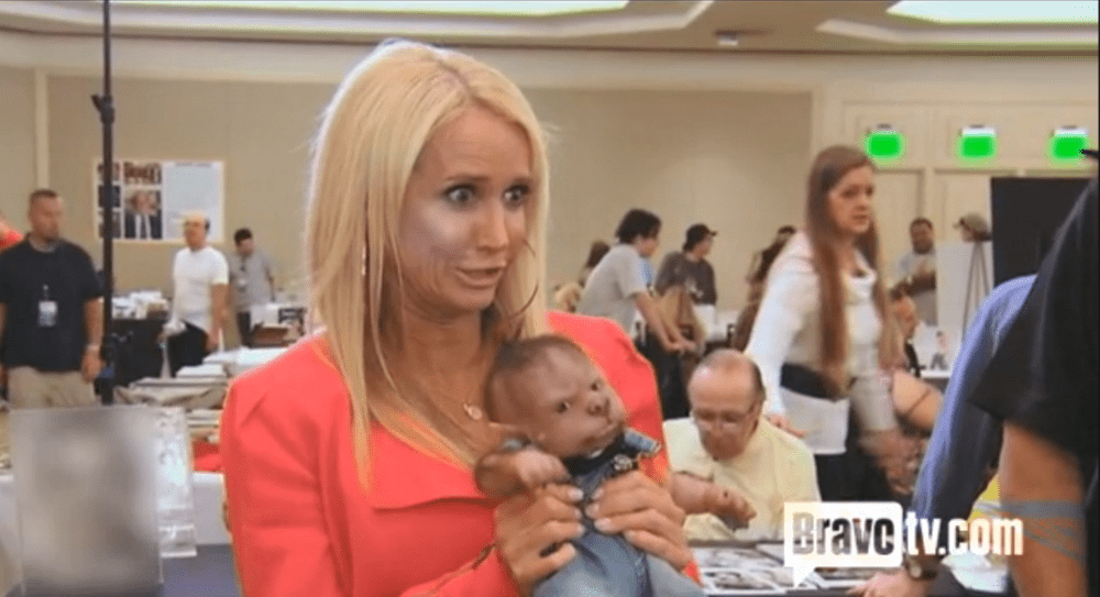 Kim Richards with Werepuppy