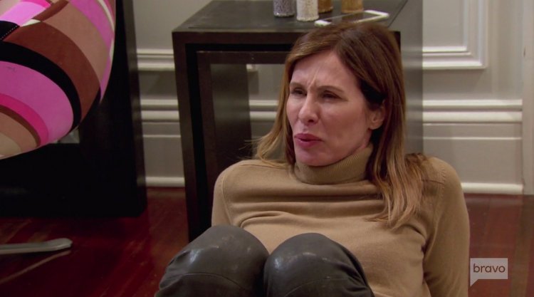 Carole.Radziwill.Leather.Pants.Grimacing.RHONY