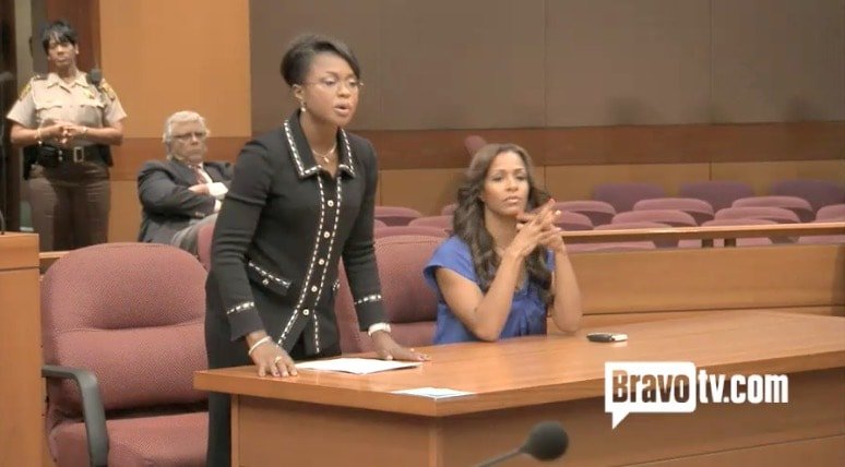 Phaedra defends Sheree in court Phaedra defends Sheree in court