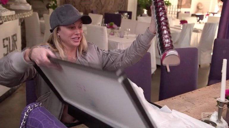 Lisa gives Lala Kent good luck boots Lisa gives Lala Kent good luck boots