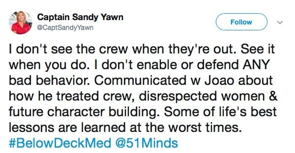 Joao Franco Apologizes For His Behavior On Below Deck Mediterranean