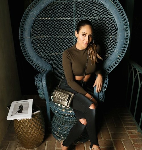 melissa gorga wicker chair