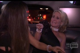 Kim Richards Kyle Richards limo