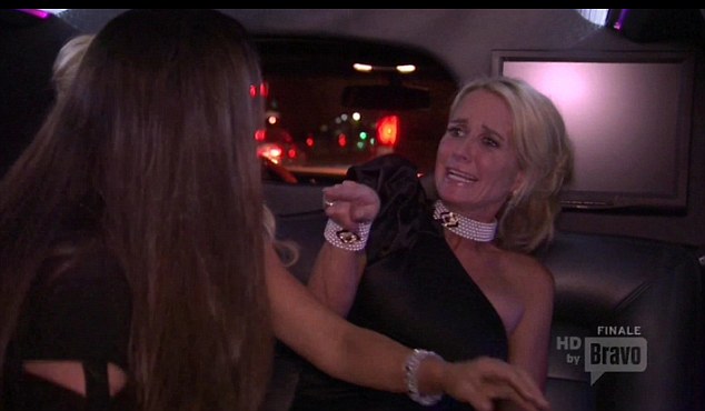 Kim Richards Kyle Richards limo