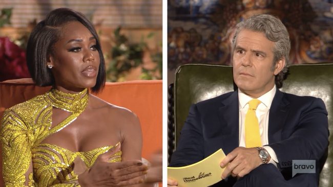 Monique Samuels Andy Cohen Real Housewives Of Potomac