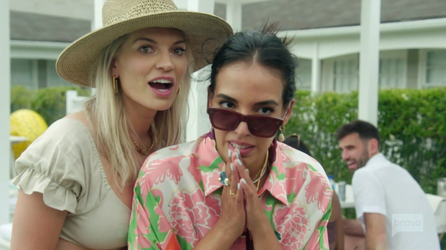 summer house recap season 6 episode 4 lindsay hubbard danielle olivera pool party capri southampton