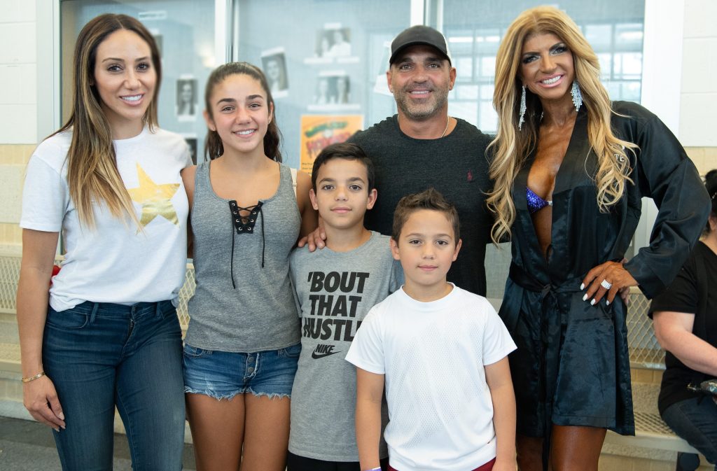 Melissa and Joe Gorga with their children and Teresa Giudice