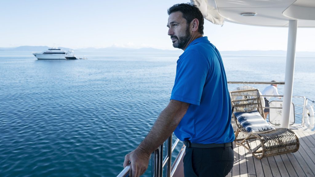 Captain Jason Chambers on Below Deck Down Under