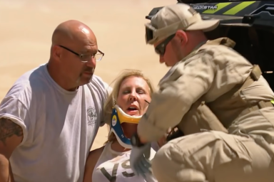 Vicki Gunvalson RHOC Season 12 Dune Buggy Accident