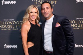 Jennifer Pedranti and Ryan Boyajian posing together, smiling, and wearing black