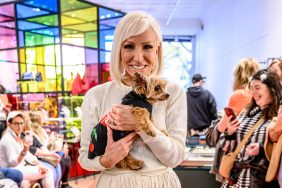 Margaret Josephs with her dog, Bella