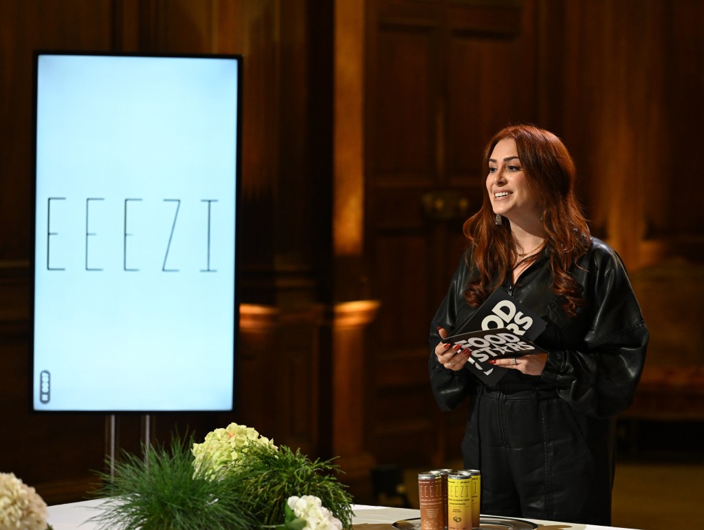 Erica presents EEEZI on Gordon Ramsay's Food Stars Season 2.