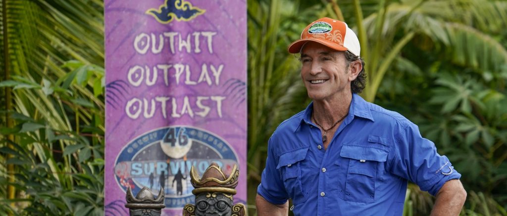 Jeff Probst as host of Survivor.