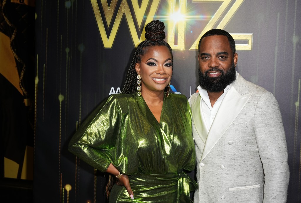 Kandi Burruss Todd Tucker at The Wiz. 