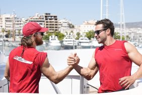 Deckhands being bros on Below Deck Mediterranean.