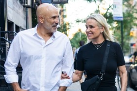 Yolanda Hadid and Joseph Jingoli walking arm in arm