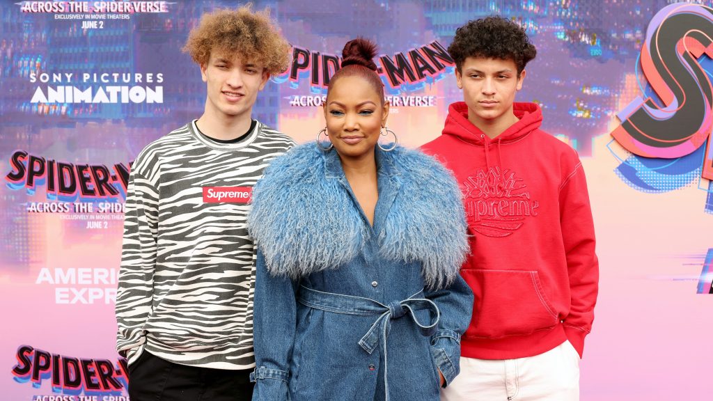 Garcelle Beauvais with her son Jax and Jaid