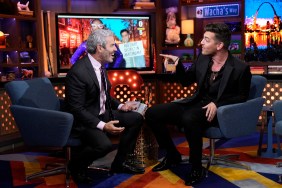 Andy Cohen and Matt Rogers on WWHL.