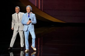 Andy Cohen and host of The Traitors, Alan Cumming.