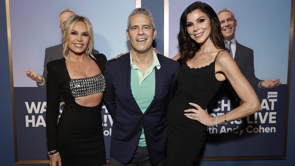 Tamra Judge, Andy Cohen, and Heather Dubrow