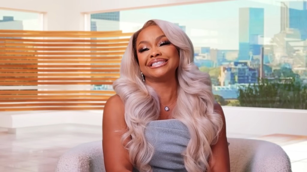Phaedra Parks laughing in a Married to Medicine confessional