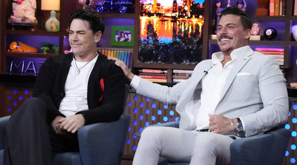 Tom Sandoval and Jax Taylor on WWHL