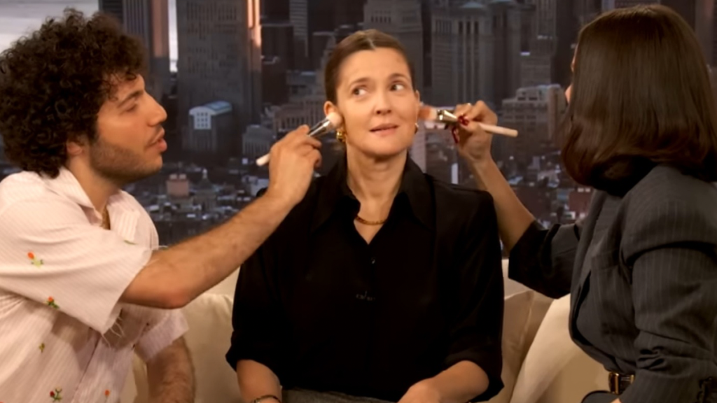 Selena Gomez Benny Blanco makeup Drew Barrymore show