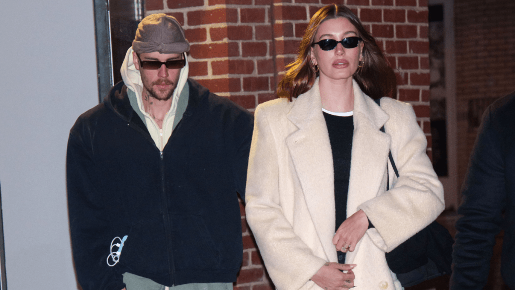 Justin Bieber smiling Hailey Bieber divorce rumors