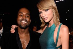 Kanye West and Taylor Swift attend The 57th Annual GRAMMY Awards at STAPLES Center on February 8, 2015 in Los Angeles, California.