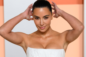 Kim Kardashian attends the Vanity Fair Oscar Party hosted by Radhika Jones at the Wallis Annenberg Center for the Performing Arts on March 02, 2025 in Beverly Hills, California.