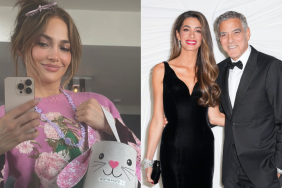 Jennifer Lopez, Amal Clooney, George Clooney at The Albies, Clooney Foundation for Justice on September 26, 2024 in New York, New York.