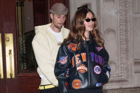 Justin Bieber and Hailey Bieber are seen on February 1, 2025 in New York City.