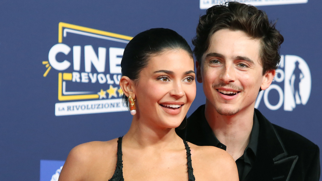 Kylie Jenner Timothee Chalamet family Kim Kardashian Khloe Kardashian