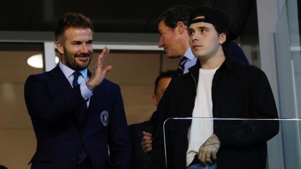 David and Brooklyn Beckham