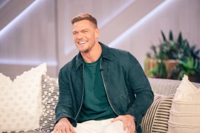 Alan Ritchson in a green jacket on The Kelly Clarkson Show