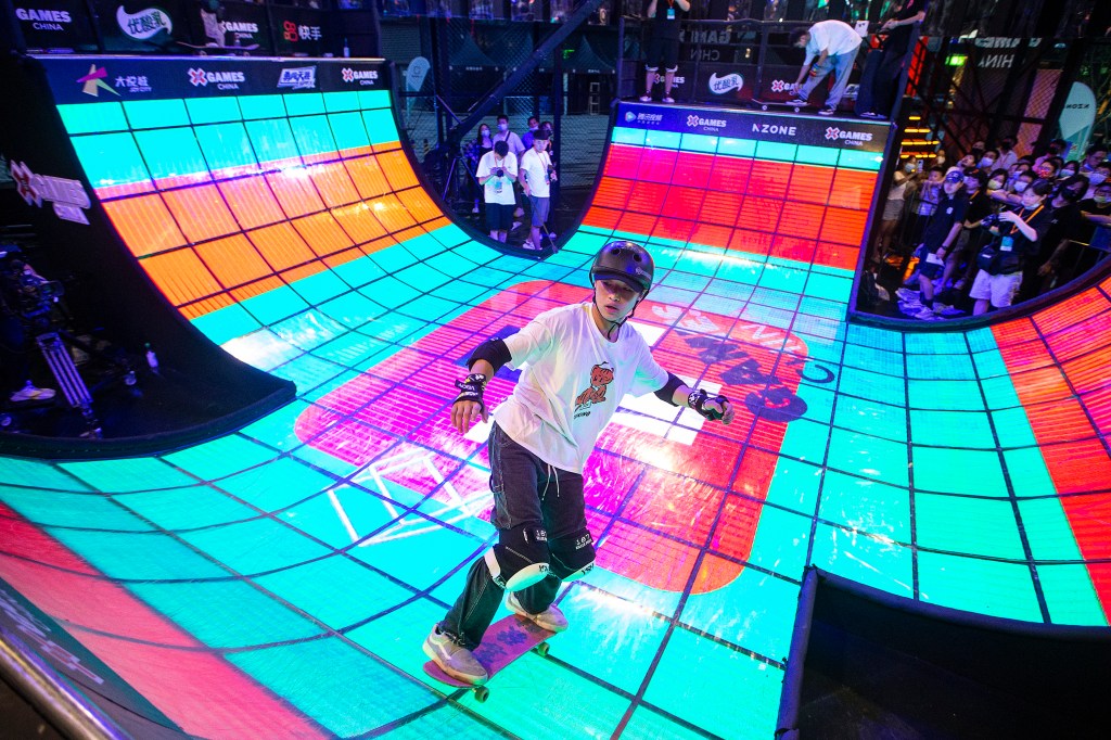 Chen Shixiong of China during the X Games China 2022