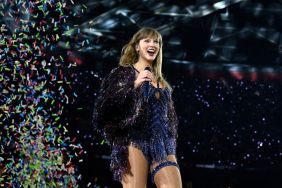 Taylor Swift performs onstage during "Taylor Swift | The Eras Tour" at Johan Cruijff Arena on July 04, 2024 in Amsterdam, Netherlands.