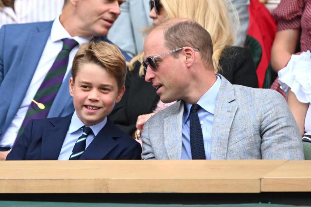 Prince William and Prince George 