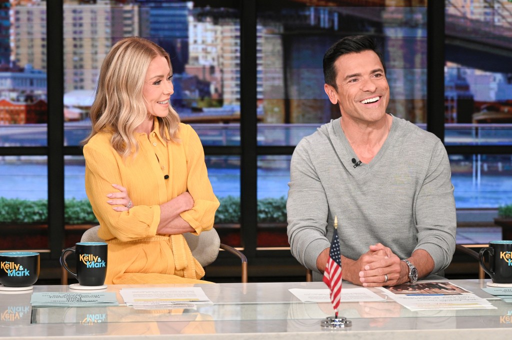 Kelly Ripa with her husband Mark