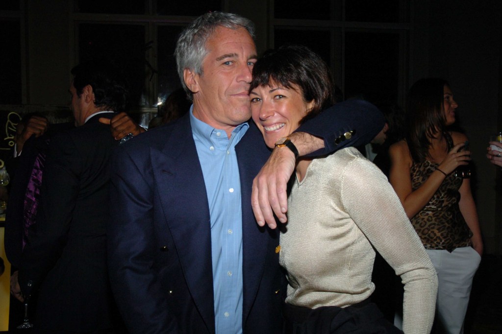 Jeffrey Epstein with Ghislaine Maxwell