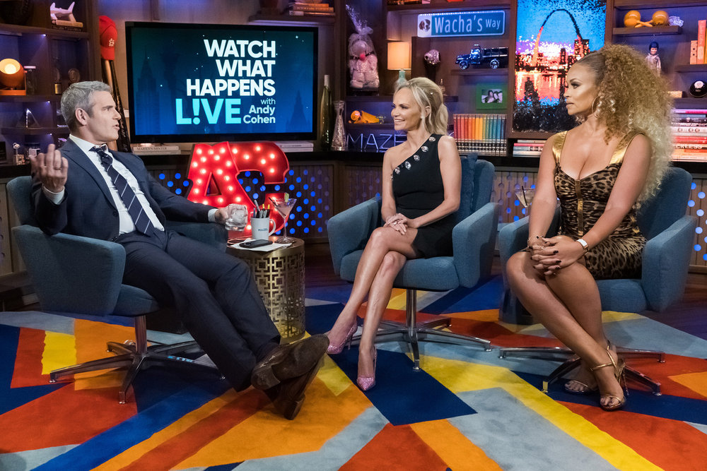 Andy Cohen, Kristen Chenoweth, & Gizelle Bryant