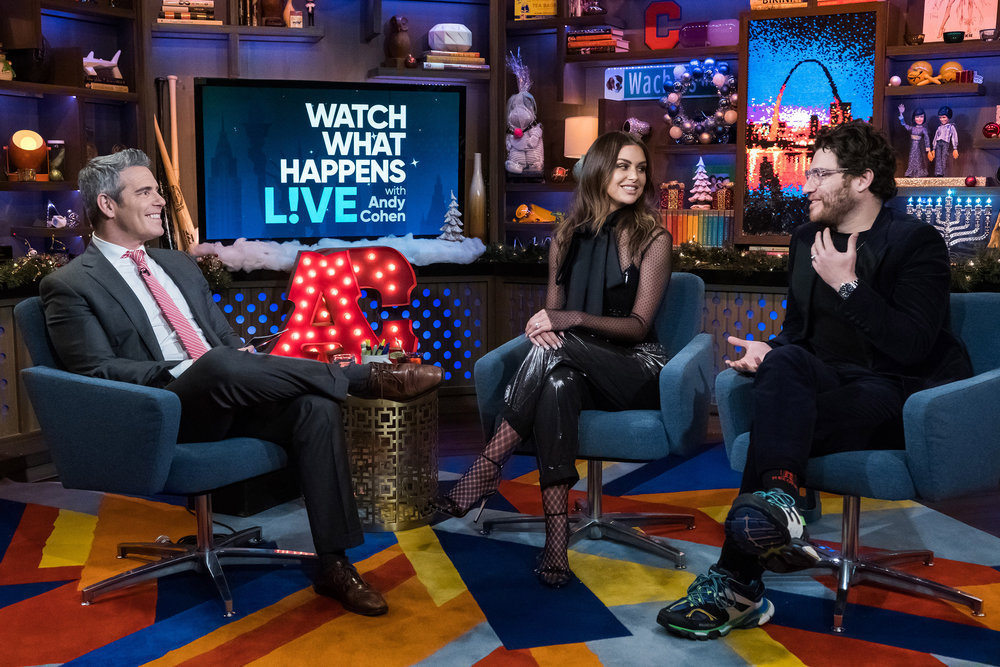 Andy Cohen, Lala Kent, & Adam Pally