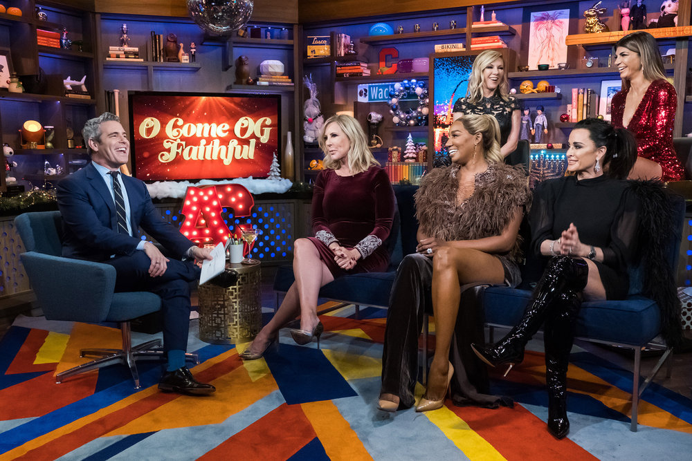 Andy Cohen, NeNe Leakes, Ramona Singer, Kyle Richards, & Teresa Giudice