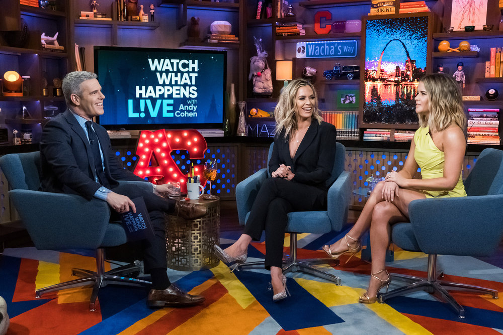 Andy Cohen, Teddi Mellencamp Arroyave, & Marren Morris